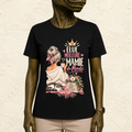 T-shirt Femme Illustré "Élue meilleure mamie du monde"