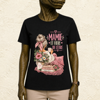 T-shirt Femme illustré "Mamie et fière de l'être"
