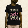 T-shirt femme Ils m’appellent Mamie et j’adore ça – Un message plein de tendresse et de bonne humeur