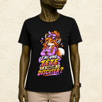 T-shirt Femme illustré « J'ai une tête à vouloir discuter ? »