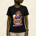 T-shirt Femme illustré « Je fais semblant d'écouter avec beaucoup de professionnalisme »