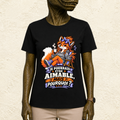 T-shirt Femme illustré « Je pourrais être aimable, mais pourquoi ? »