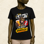 T-shirt Femme « L'eau ? J'ai arrêté les trucs dangereux ! »