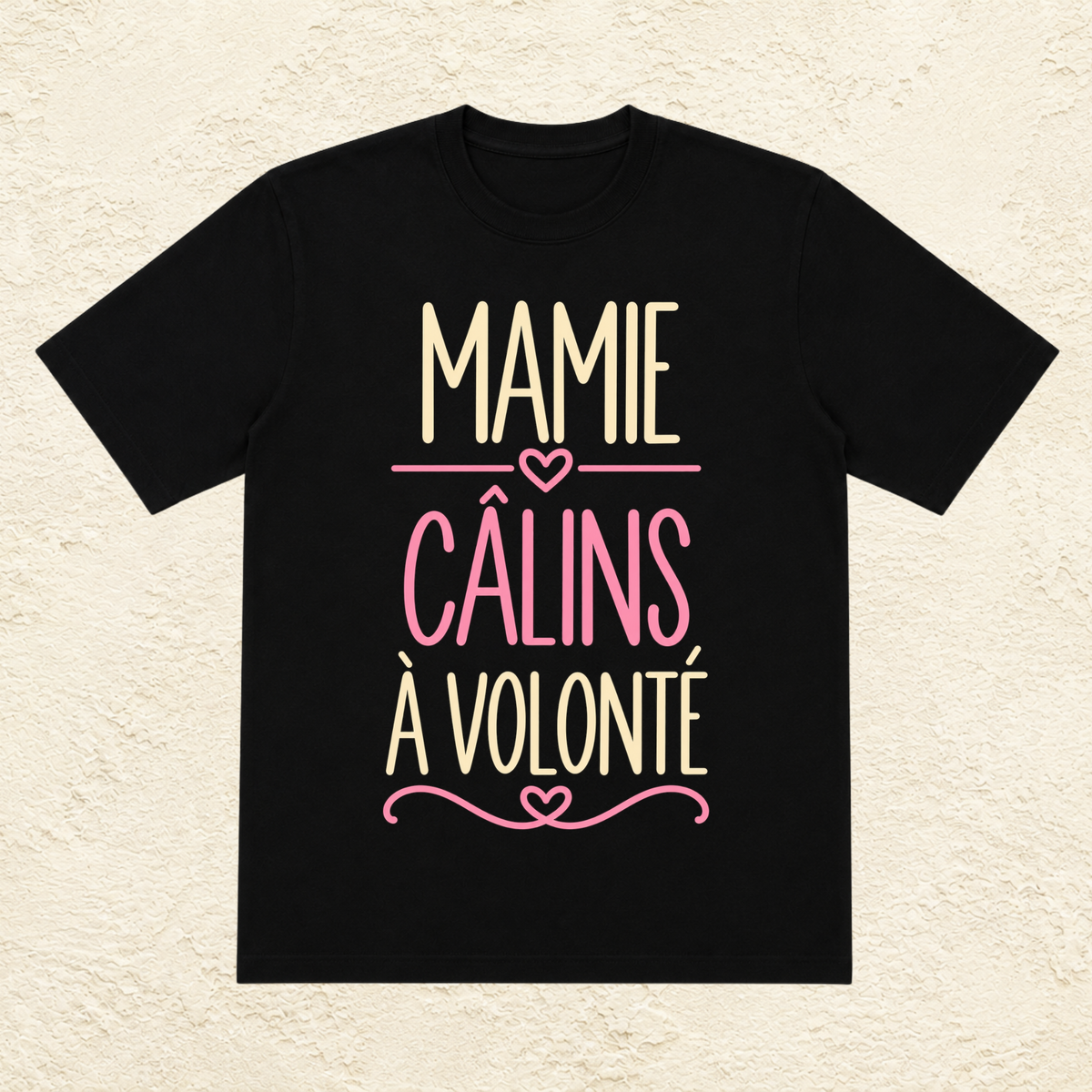 T-shirt femme Mamie câlins à volonté – Une dose infinie de tendresse