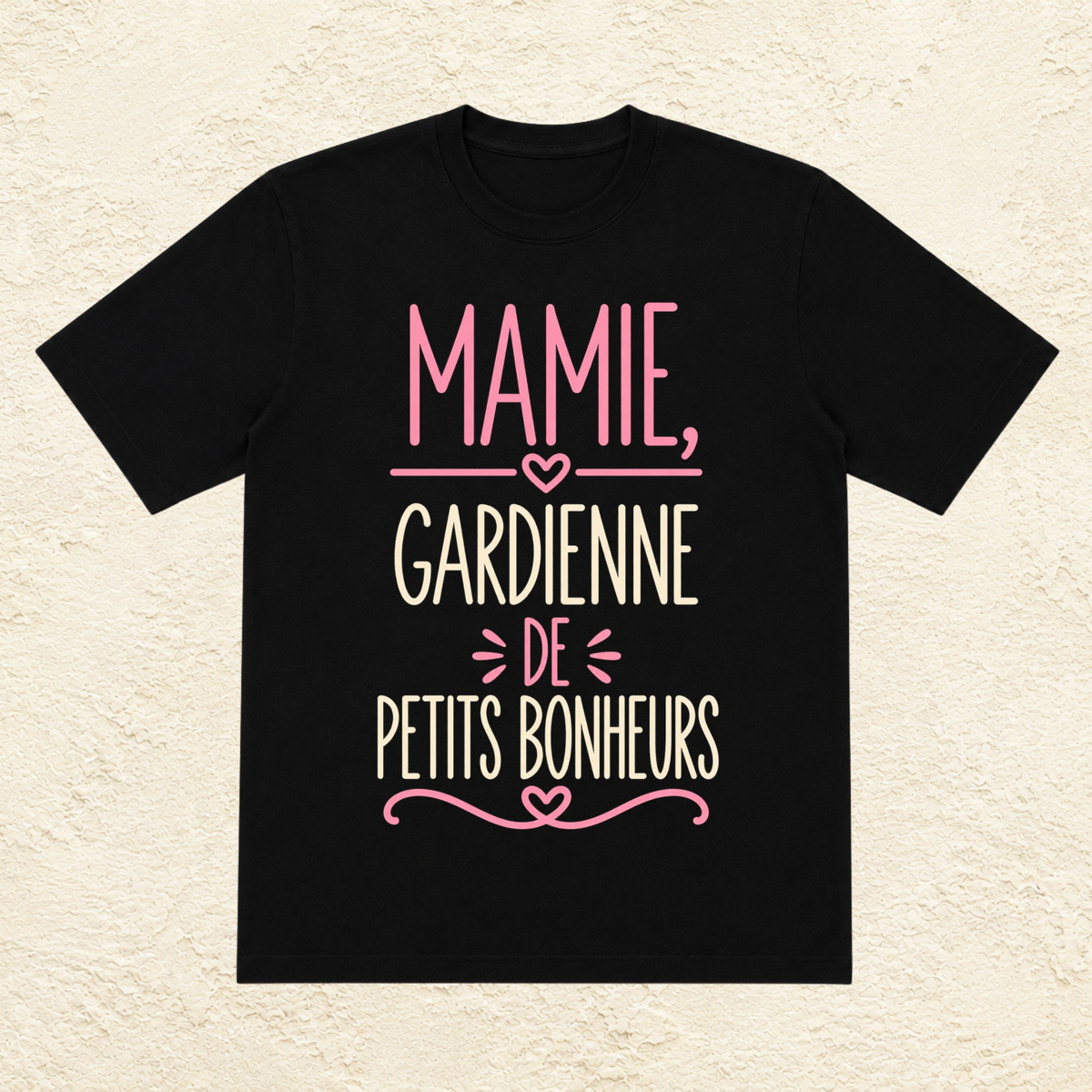 T-shirt femme Mamie, gardienne de petits bonheurs – Une attention pleine de douceur