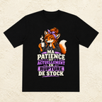 T-shirt Femme « Ma patience est actuellement en rupture de stock »