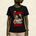 T-shirt Femme « Ma phobie, les verres vides »
