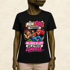 T-shirt Femme « Mon foie m'envoie des coups de latte que je préfère ignorer... »
