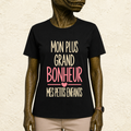 T-shirt Femme Mon plus grand bonheur, mes petits-enfants – Amour de mamie