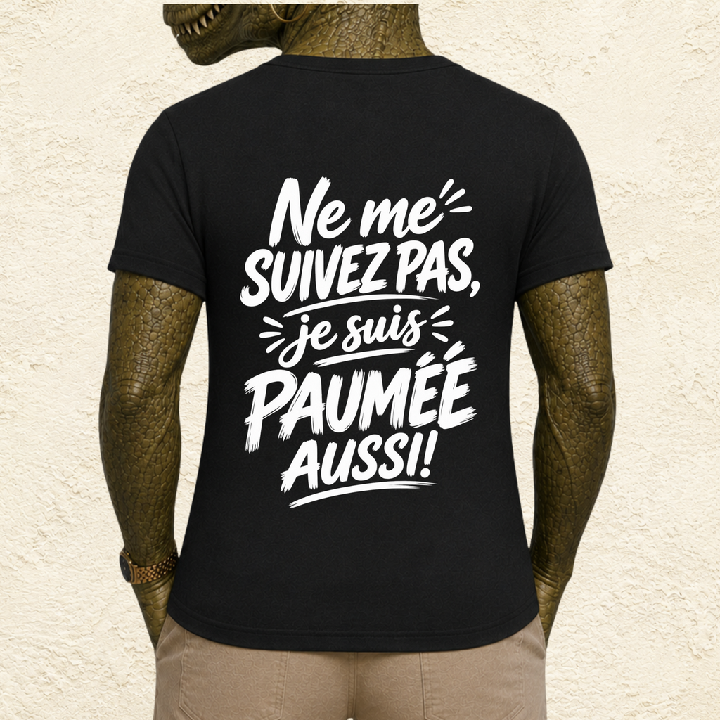 T-shirt Femme « Ne me suivez pas, je suis paumée aussi ! »
