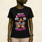 T-shirt Femme « Pas du matin, ni de l'après-midi »