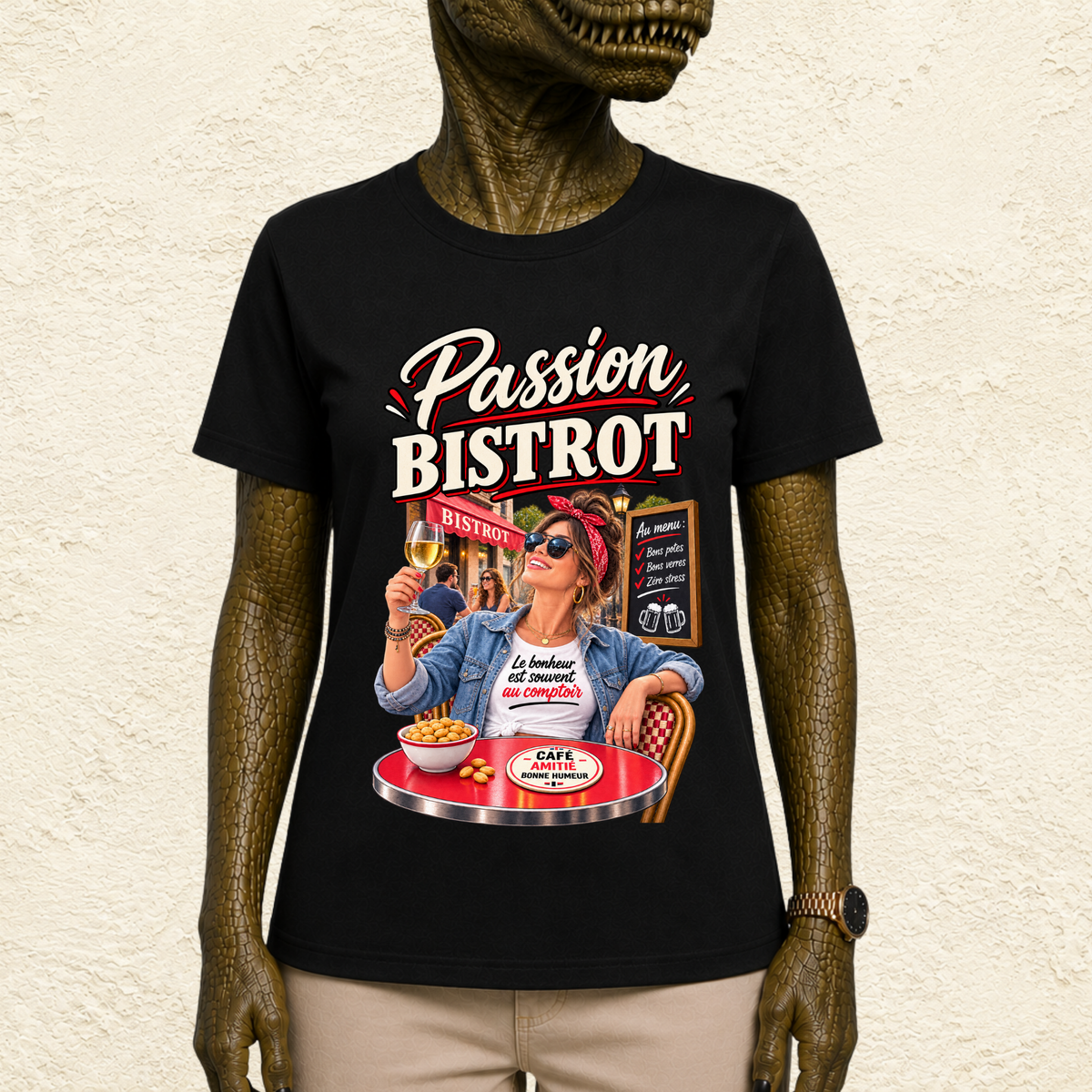 T-shirt Femme « Passion Bistrot »