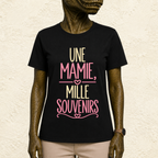 T-shirt femme Une mamie, mille souvenirs – Un vêtement plein d’émotion