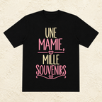 T-shirt femme Une mamie, mille souvenirs – Un vêtement plein d’émotion