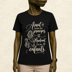 T-shirt Femme illustré « Avant j'avais des principes. Maintenant j'ai des enfants. »