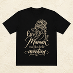 T-shirt Femme illustré « Être maman, ma plus belle aventure »