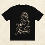 T-shirt Femme illustré « Fière d'être maman »