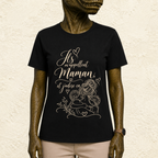 T-shirt Femme illustré « Ils m'appellent Maman et j'adore ça »