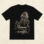T-shirt Femme illustré « Je suis une maman comblée »