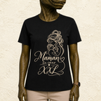 T-shirt Femme illustré « Maman au coeur XXL »