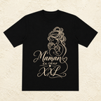T-shirt Femme illustré « Maman au coeur XXL »