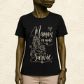 T-shirt Femme illustré « Maman en mode survie »