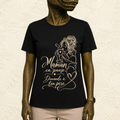 T-shirt Femme illustré « Maman en pause. Demande à ton père. »