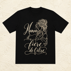 T-shirt Femme illustré « Maman et fière de l'être »