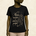 T-shirt Femme illustré « Maman imparfaite, amour parfait »