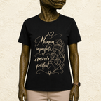 T-shirt Femme illustré « Maman imparfaite, amour parfait »