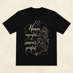 T-shirt Femme illustré « Maman imparfaite, amour parfait »