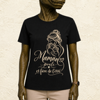 T-shirt Femme illustré « Maman poule et fière de l'être »