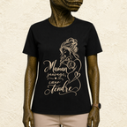 T-shirt Femme illustré « Maman sauvage coeur tendre »