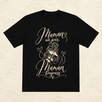 T-shirt Femme illustré « Maman un jour, Maman toujours »