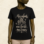T-shirt Femme illustré « Mes enfants, ma fierté, mes cernes »