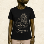 T-shirt Femme illustré « Mes enfants, mon plus grand bonheur »