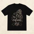 T-shirt Femme illustré « Mes enfants toute ma vie »