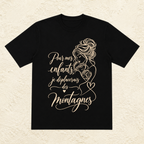 T-shirt Femme illustré « Pour mes enfants, je déplacerais des montagnes »