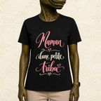 T-shirt Femme texte « Maman d'une petite tribu »