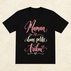 T-shirt Femme texte « Maman d'une petite tribu »