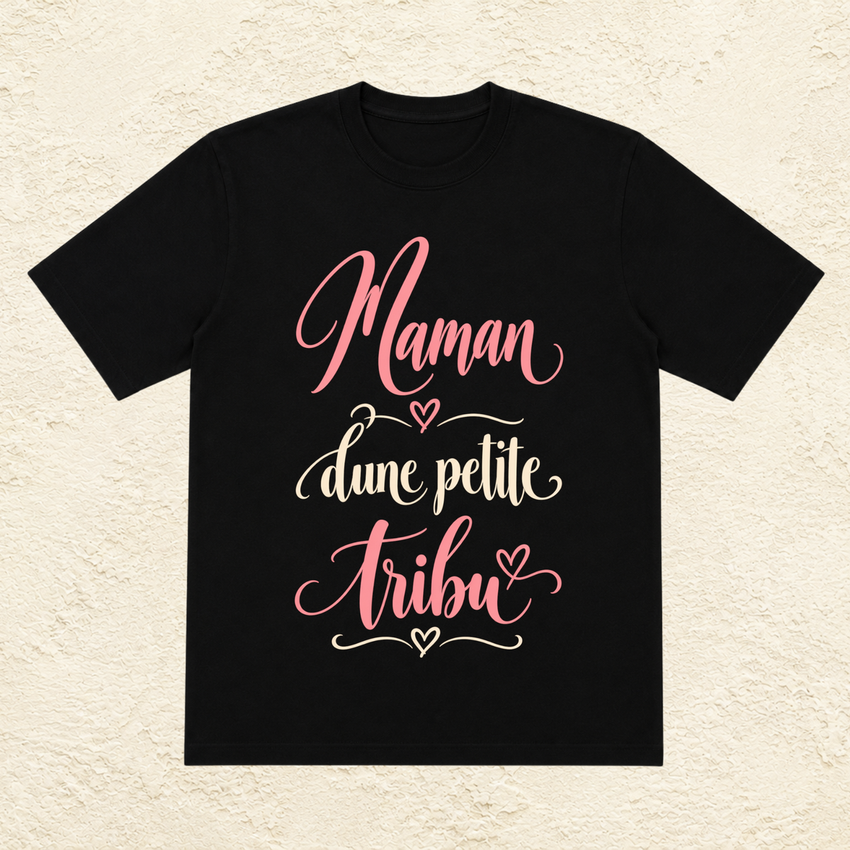 T-shirt Femme texte « Maman d'une petite tribu »