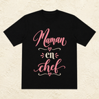 T-shirt Femme texte « Maman en chef »