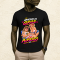 T-shirt Homme illustré « Amateur de gros airbags »