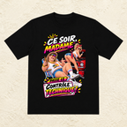 T-shirt Homme illustré « Ce soir, Madame passe le contrôle technique ! »