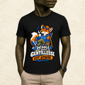 T-shirt Homme illustré « Désolé, mon quota de gentillesse est épuisé »