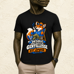 T-shirt Homme illustré « Désolé, mon quota de gentillesse est épuisé »