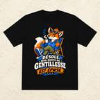 T-shirt Homme illustré « Désolé, mon quota de gentillesse est épuisé »