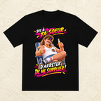 T-shirt Homme illustré « Dis à ta soeur d'arrêter de me supplier ! »