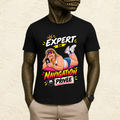 T-shirt Homme illustré « Expert en navigation privée »