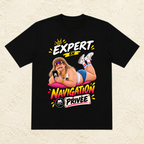 T-shirt Homme illustré « Expert en navigation privée »